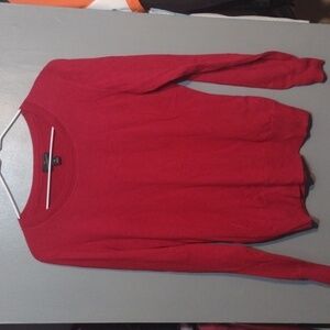 Worthington red sweater size small Christmas